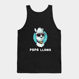 Papa Llama Tank Top